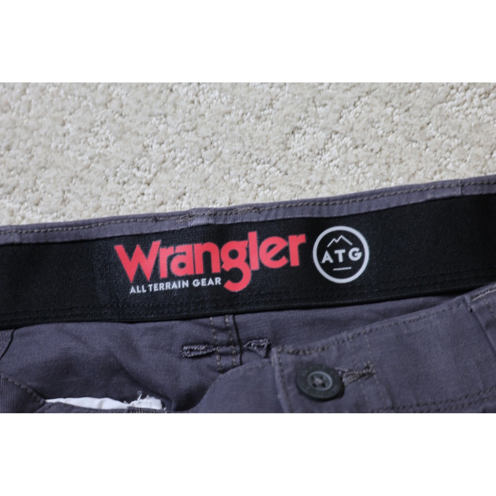 Wrangler ATG All Terrain Gear Mens Gray Cargo Pants 32x34 112357644 Stretch - Picture 4 of 6